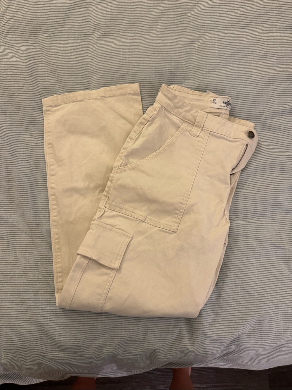 Hollister high rise utility dad pants